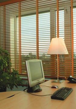 Operating Systems Standard Standard cord tilt holds and tilts slat at any angle. FR Materials FR Alternative Wood Blinds 1/8" thick blend of polymer and specially selected composite materials.