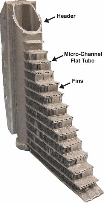 Maintenance All-Aluminum Condenser Coils The condenser coils are an all-aluminum design including the connections, micro-channels, fins (an oven brazing process brazes the fins to the micro-channel