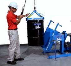 contamination, and exposure to contents Morse Tilt-To-Load Drum Rotators thoroughly mix the