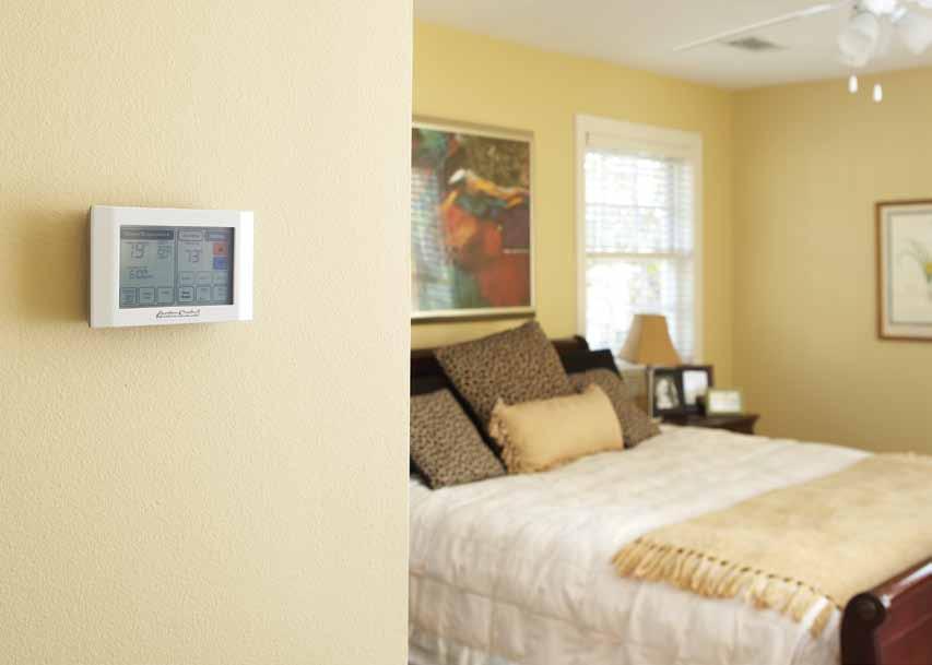 *Shown with optional white bezel. Unlike conventional systems, an innovative American Standard zoning system is able to direct heated or cooled air to precisely where it s needed in your home.