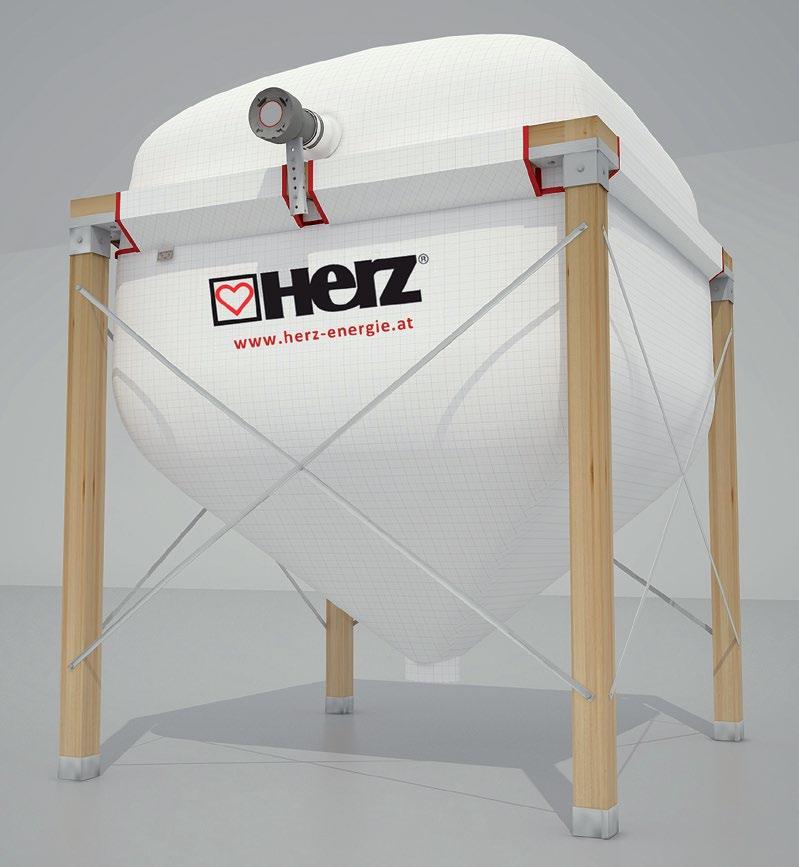 Clean The special antistatic polyester fabric prevents that dust escapes from the silo, whereby a clean filling and a dust-free operation is possible.