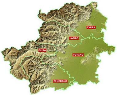Metropolitan City of Turin MAIN DATA Municipalities: 315 Km 2 : 6,830 Inhabitants: 2,248,955 Mountainous areas: 52.