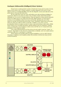 alarm panel Page 36 of the course notes for the Fire Alarms course, describing the 2- Wire types of fire alarm panel Page 38 of