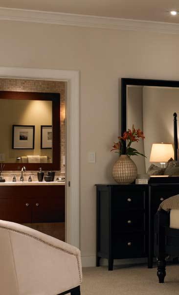 master bath with a simple lighting that adds convenience,