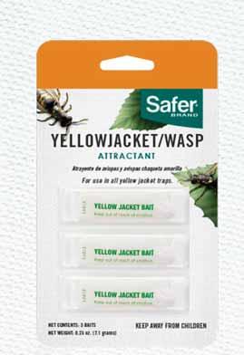 attractive food based bait lures in yellow jackets
