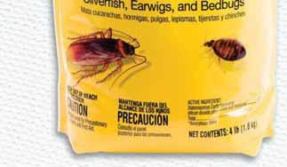 Earth Kills bed bugs, fleas,