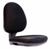 seat pad Contoured polymer SOLSTICE Back Options: