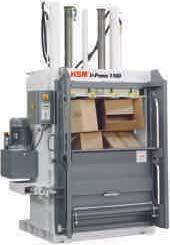 HSM V-Press 860 S For special materials HSM V-Press 1160 Most powerful The model HSM V-Press 860 S is the perfect machine for the volume reduction of stiff plastics (e.g. monitor and TV set request).