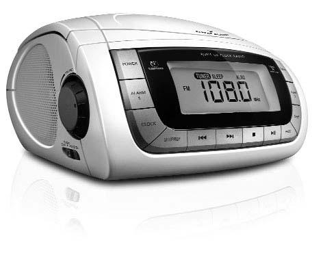 CD Clock Radio AJ3915 Register your product and get support at www.philips.