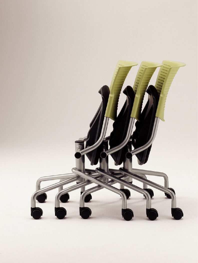 3. Stackability Chairs w & w/o tablet are smoothly