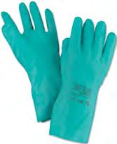Gloves: Reusable/hemically Resistant Gloves: Reusable/hemically Resistant Impact. Long-Sleeve Unlined Nitrile Gloves Individually bagged in pairs. mbossed grip. F compliant.