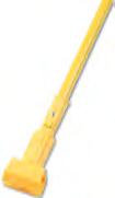 Size 76101 UNS 609 60" ach Unisan. Plastic Jaws Mop Handle, 5" Mop Heads, 60," luminum Handle, Yellow Ideal for holding 5" wide headband mop head firmly in place. Vinyl-covered aluminum handle.