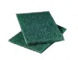 Medium uty Scour Pad, Green, 6" x 9" For most common cleaning jobs including pots, pans and kitchen equipment. lso good on floors, stairways and baseboards.
