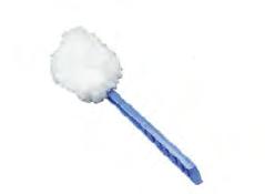 Handle Length: 12"; Handle Material: Plastic. Mops, brooms, rushes & Squeegees F 756590 IMP 200 100/cs Impact. uralon Toilet owl Mop eluxe mops have full 1oz., 5-3/4" mop head.