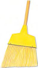 rooms Unisan. ngler room, Plastic ristles, 42" Wood Handle, Yellow ig 13" sweeping surface with sturdy flagged-tip plastic bristles. ngled cut for sweeping corners, edges and under counters.