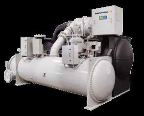 FROM 1050 KW TO 9000 KW. IWCWY/CC 1403 21168 A CLASS ENERGY EFFICIENCY WATERCOOLED LIQUID CHILLERS WITH (INVERTER) CENTRIFUGAL COMPRESSORS AND FLOODED SHELL AND TUBE EXCHANGERS.