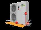 IACAK/II/WP 101.5 106 MODEL 101.5 102.5 104 106 Heating Heating (EN14511) Cooling Cooling (EN14511) Compressor Water circuit Heating capacity (1) kw 5.4 8.6 11.4 13.5 Absorbed power (1) kw 1.7 2.8 3.