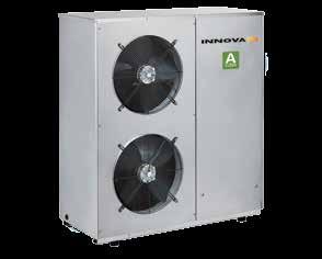 FROM 11 KW TO 22 KW. IACA/MD/ST 104 107 A CLASS ENERGY EFFICIENCY AIRCOOLED DEDICATED HEAT PUMPS WITH DOMESTIC HOT WATER PRODUCTION, AXIAL FANS, SCROLL COMPRESSOR, PLATE EXCHANGER AND HYDRONIC KIT.
