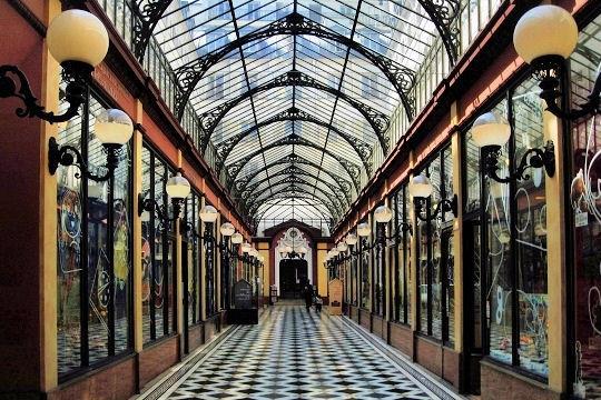 Passages Couverts Built for the most part in the 19 th century, these covered arcades
