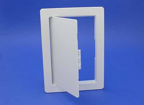 Panel size: 150mm x 150mm Structural opening: 155mm x 155mm Provides clear opening: 120mm x 140mm Internal frame depth: 16mm Rytons HM96ALUM '9x6'