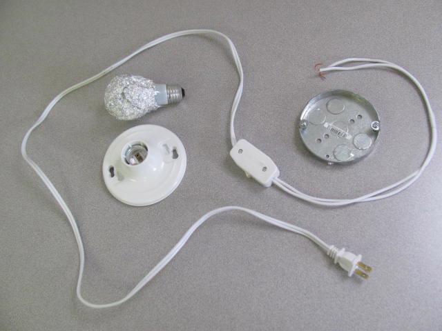 Fabricating a light bulb heater Procedure Tools & materials The required parts, available at any hardware store, are: keyless socket