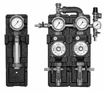 (response pressure 6 bar), pressure gauge (display range 0-10 bar), flushing, filling and draining ball valve incl.