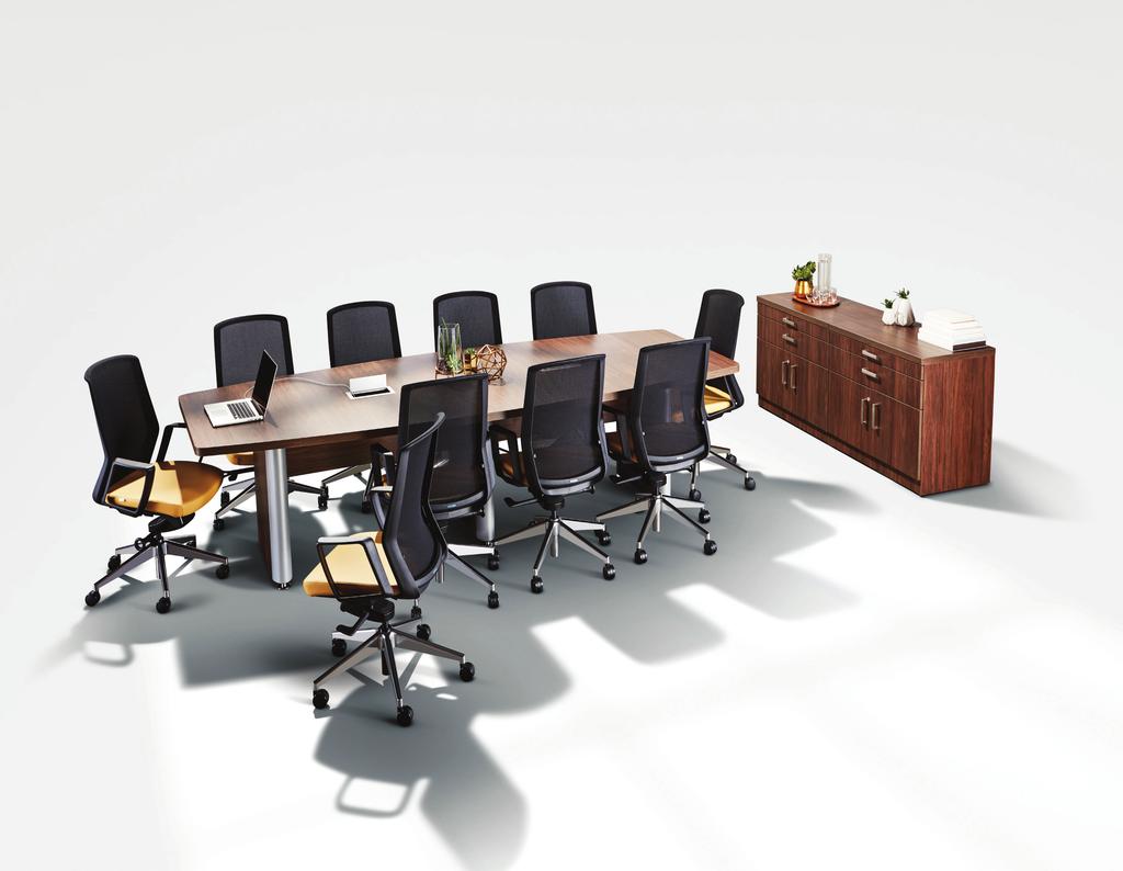 TABLES & CHAIRS BUSINESS. CLASS. METRO BOARDROOM Metro boardroom tables provide incredible flexibility.