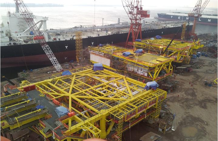 LEKAS Petronas, Malacca Lekas is one of the projects that took place in Malaysia Marine and Heavy Engineering (MMHE) Yard.