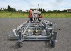 enables the heating of narrow carriageways or pavement strips.