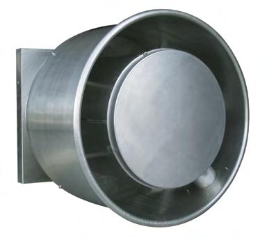 DCRW / DCRWR Wall Exhaust, Centrifugal, Direct Drive General Exhaust The DCRW is designed for exhaust of relatively clean air in a wall mounted, horizontal application.