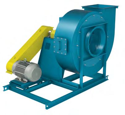 Radial laded Fans Compact & Industrial Fans JRW, RO, RA Designed for industrial process applications. RO/RA 12.25" to 33" wheel diameters JRW 8.75" to 15.