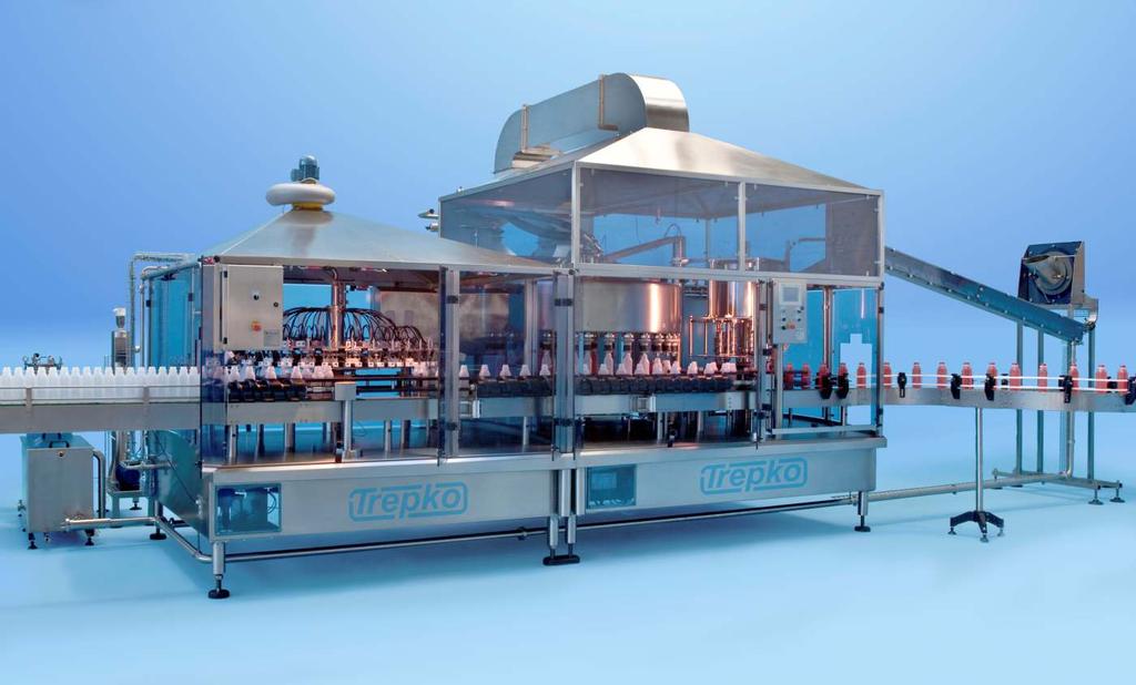 3000 Series - A Flexible Choice The modular system of the 3000 series allows it to cater to the most diversified needs within bottle-filling, sterilization and closing.