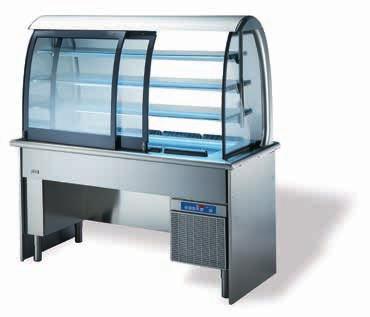 Refrigerated Unit Lhe refrigerated display cabinets are perfect for