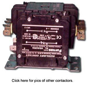 6.13.1 Contactor Contactor Part Numbers 123273P1, 123280P1, and 124503P1 are supplied with Auxiliary Contacts.