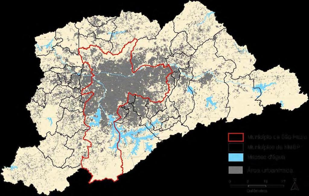 Urban Development Historical Evolution of the Urbanization 1993 to 2002 LEGEND São