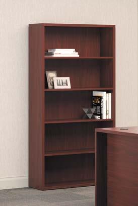 storage configurations including closed or open designs, laminate