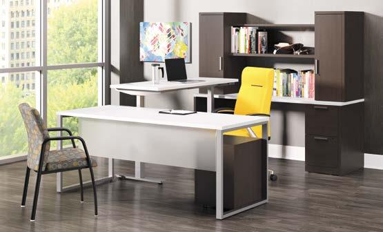 10500 Series worksurfaces are designed to rise to any occasion, and will promote the health of the entire organization.