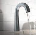 Striking High Arc Our high arc spout provides additional clearance and a classic look. Water Mixing Power Polished Chrome Brushed Nickel Single No Mix Battery 0.