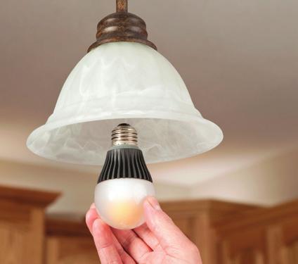 LIGHTING New energy standards have been implemented over the past few years that require light bulbs to use 28 percent less energy in order to consume less energy (watts) for the amount of light