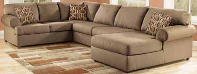 30704 COWAN CAFE -16-34-67 Sectional -17  UltraPlush Seating by Millennium