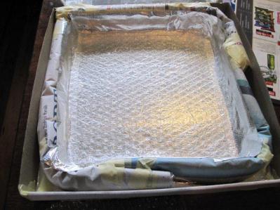 One function of the bubble wrap is to separate the hot black absorber from the metal foil which