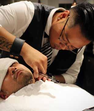 Canada s first barbershop concept, traditional barbershop with the pampering of a spa Target customer, males aged 15-70 Opened first store in Royal Bank Plaza, Toronto in 2013 Services offered