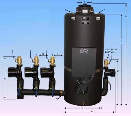 Pressurized buffer tanks are sized differently than non-pressurized tanks (see guidelines below).