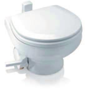 ultra-compact model 706, a VacuFlush toilet can be fitted to smaller boats, and