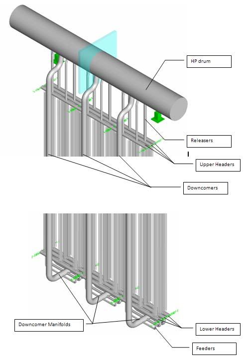 Mechanical Design There are two basic approaches for creating sufficient system flexibility to accommodate thermal growth differences occurring in the evaporator.