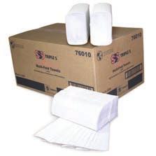 Side lock can be easily reached for easy refill. Holds 2 packages of standard sized folded towels.