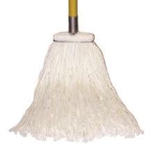 Not launderable. 37027 16 oz. White 12/cs 37028 20 oz. White 12/cs 37030 32 oz. White 12/cs SSS 4-Ply Cotton Wet Mops Economical medium-duty mopping for most industrial applications.