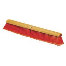 14002 24" Plastic Block 12/cs SSS Fine Sweep Push Broom Fine sweeps remove dust and fine dirt particles with soft, lightly crimped and flagged filament. Flagged polypropylene. Hardwood block. 3" trim.