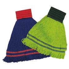 Microfiber SSS EcoTwist Microfiber Wet Mops Absorbs 10X its weight in moisture. Requires no break-in. Resists mildewing. Bleach resistant. Lints less than cotton. Utilizes existing hardware.