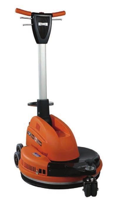 Floor Machines SSS Cheetah DC 2000 Burnisher (#86013) Productivity and Performance with Dust Control 2000 RPM 20-inch deck with 19-inch pad driver. Handle mounted release.